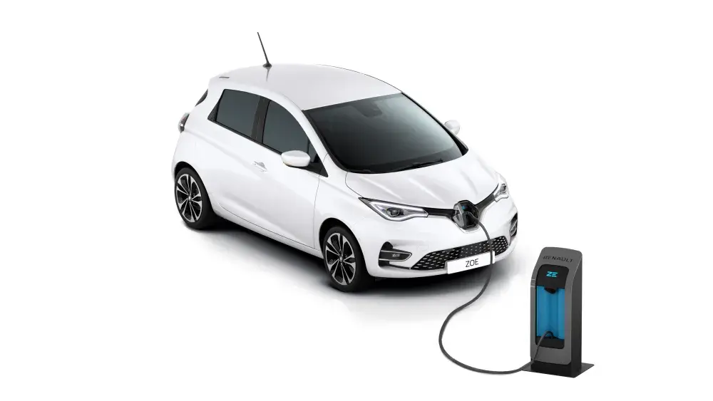 Renault Zoe met laadpunt