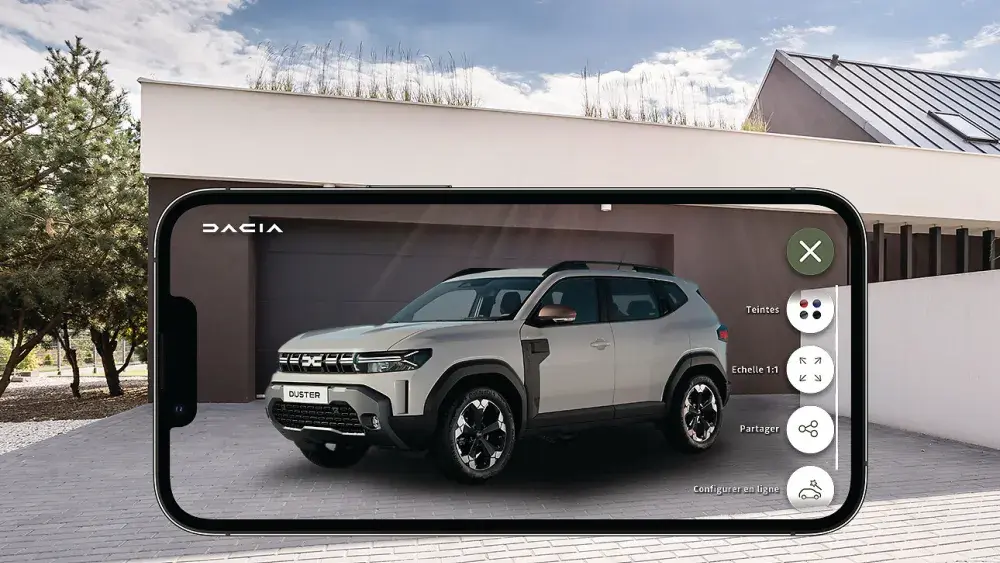 Dacia Duster 2024 Augmented reality app